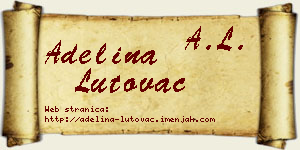 Adelina Lutovac vizit kartica